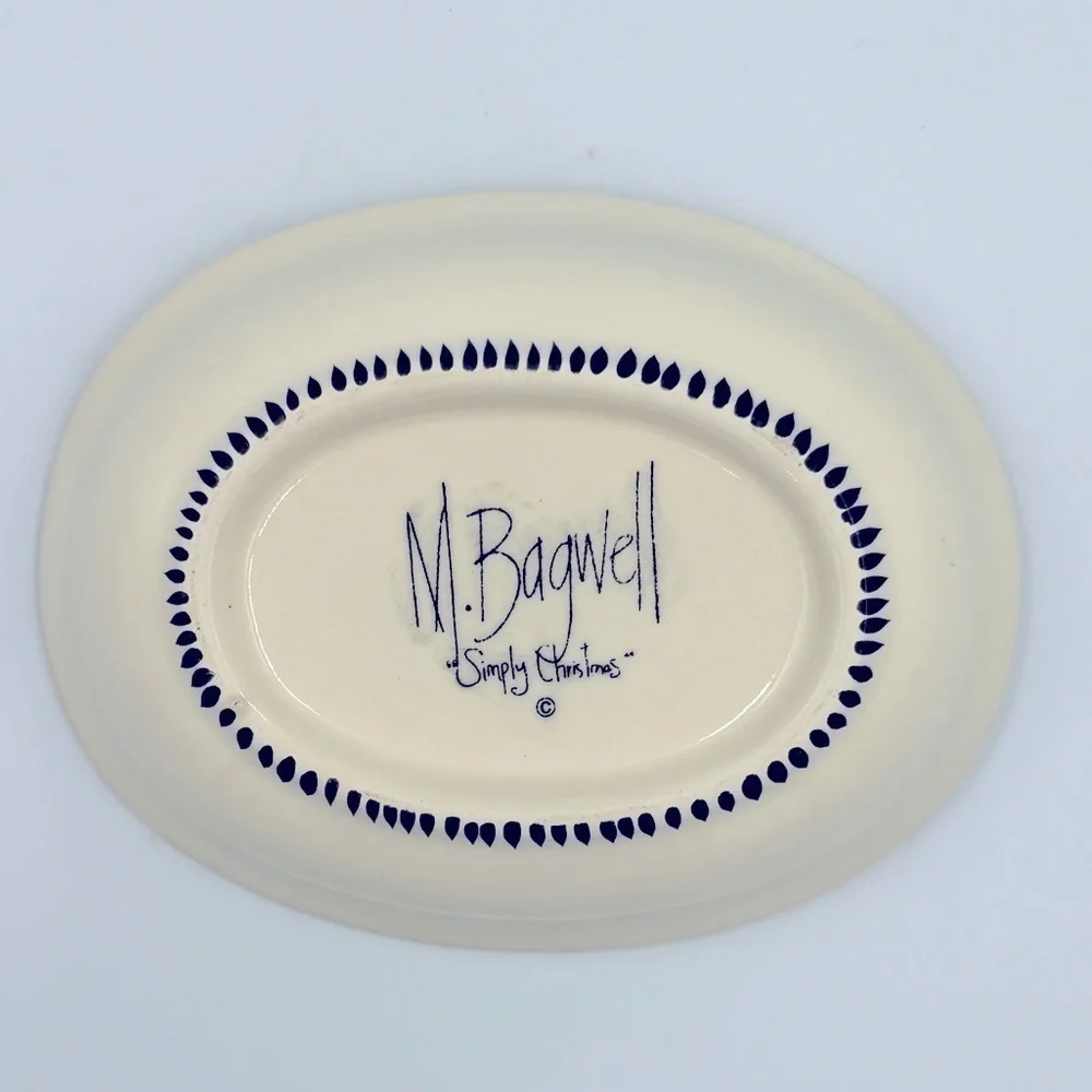 Caffco Simply Christmas Collection Ceramic Reindeer Soap-dish Mandy Bagwell - Picture 7 of 8